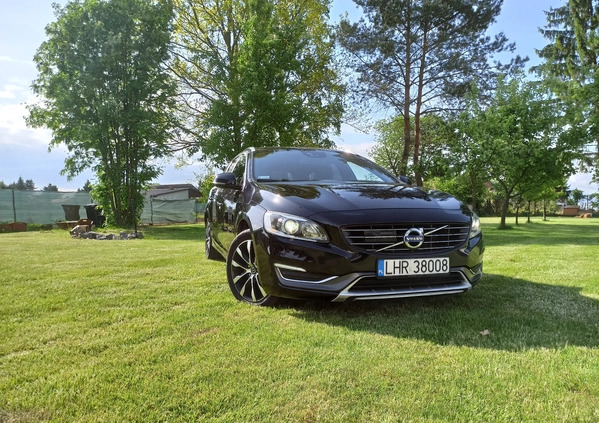 Volvo V60 cena 43500 przebieg: 264134, rok produkcji 2014 z Jaraczewo małe 106